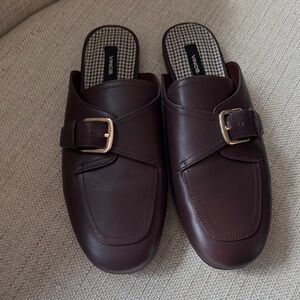 Vince Minetta Dark Brown Leather Loafers